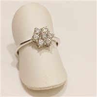 Anello Vidali Gioielli Donna in Oro bianco Zircone ANOR-16-34 - ANOR-16-34